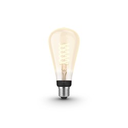 BEC smart LED Philips, soclu E27, putere 7W, forma oval, lumina alb calda, alimentare 220 - 240 V, "000008719514279179" (timbru 
