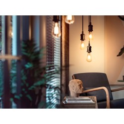 BEC smart LED Philips, soclu E27, putere 7W, forma oval, lumina alb calda, alimentare 220 - 240 V, "000008719514279179" (timbru 