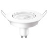 BEC LED Philips, soclu GU10, putere 4.7W, forma spot, lumina alb rece, alimentare 220 - 240 V, "000008718699777999" (timbru verd