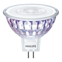 BEC LED Philips, soclu GU5.3, putere 7W, forma spot, lumina alb rece, alimentare 220 - 240 V, "000008718699783907" (timbru verde