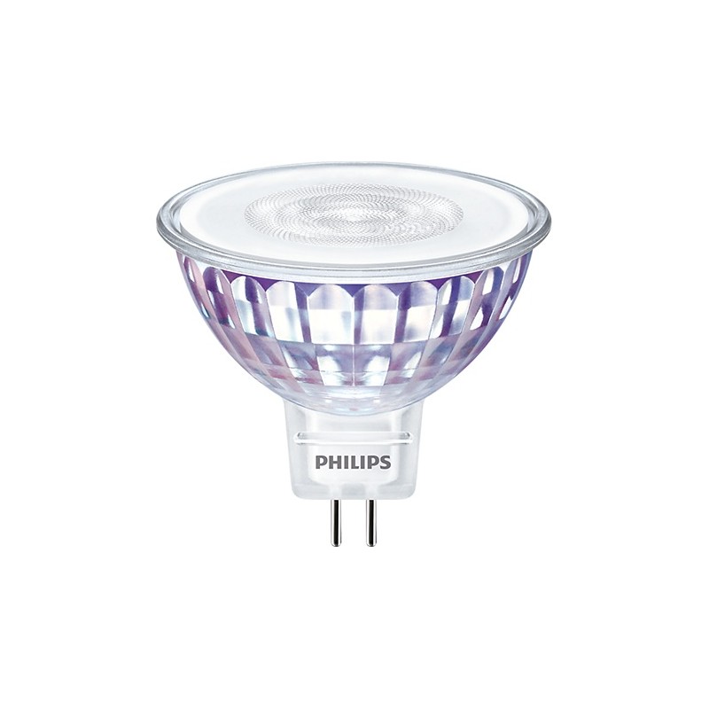 BEC LED Philips, soclu GU5.3, putere 7W, forma spot, lumina alb rece, alimentare 220 - 240 V, "000008718699783907" (timbru verde