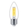 BEC LED Philips, soclu E27, putere 3.4W, forma lumanare, lumina alb calda, alimentare 220 - 240 V, "000008719514324237" (timbru 