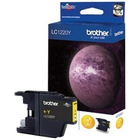Cartus Cerneala Original Brother Yellow, LC1220Y, pentru DCP-J525|J725|J925|MFC-J430|J625, 300, (timbru verde 0.15 lei), "LC1220