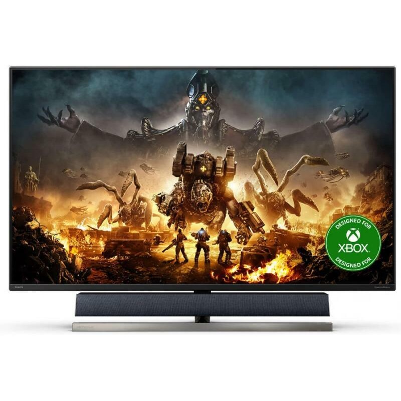 MONITOR  Philips 55 inch, Gaming, VA, 4K UHD (3840 x 2160), Ultra Wide, 1200 cd/mp, 4 ms, HDMI x 3 | DisplayPort, "559M1RYV/00" 