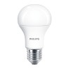SET 2 becuri LED Philips, soclu E27, putere 10W, forma oval, lumina alb rece, alimentare 220 - 240 V, "000008718699770303" (timb