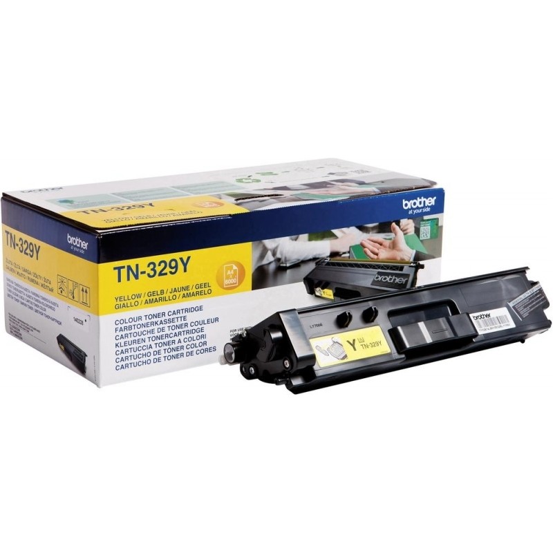 Toner Original Brother Black, TN329Y, pentru HL-L8350, 6K,"TN329Y"