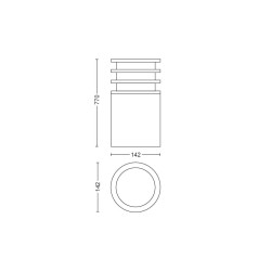 STALP LED PHILIPS HUE LUCCA E27 2700K "000008718696166062" (timbru verde 2.00 lei)