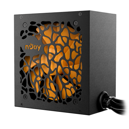 SURSA NJOY, 400 W, "Synergy 400",  ATX 12V V2.3, fan 120 mm x 1, 80 Plus, MB 20+4 pin x 1, CPU 4+4 pin x 1, PCI-E 6+2 pin x 2, S