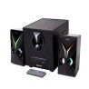 BOXE SPACER Gaming 2.1, RMS: 14W (2 x 3W + 8W), bluetooth, telecomanda wireless, control volum, bass, subwoofer lemn MDF, 220V a