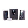 BOXE SPACER Gaming 2.1, RMS: 14W (2 x 3W + 8W), bluetooth, telecomanda wireless, control volum, bass, subwoofer lemn MDF, 220V a