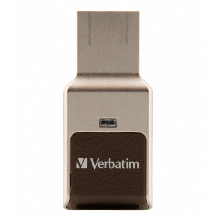 MEMORII USB Verbatim VER 49338 FINGERPRINT SECURE USB 3.0, "49338" (timbru verde 0.03 lei)