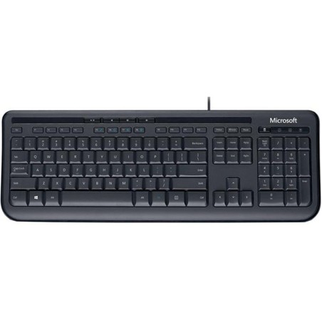 TASTATURI MICROSOFT, cu fir, 109 taste format standard (104-108 taste), USB, negru, "ANB-00019"  (timbru verde 0.8 lei)
