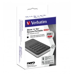 SSD. Externe Verbatim StoreNGo SSD G1 256GB, "53402" (timbru verde 0.18 lei)