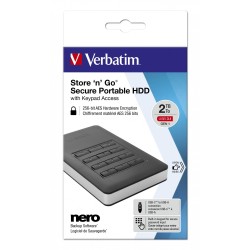 HDD.  Externe Verbatim  StoreNGo HDD USB 3.1 G1 2TB, "53403"  (timbru verde 0.8 lei)