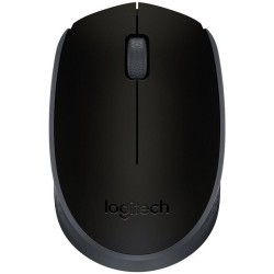 MOUSE LOGITECH, "M171", PC sau NB, wireless, 2.4GHz, optic, 1000 dpi, butoane/scroll 3/1, , negru, "910-004424" (timbru verde 0.