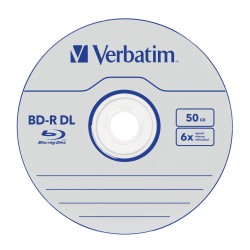 BLANCURI  Verbatim BD-R VERBATIM DL 6X 50GB WHITE BLUE 10SP, "43746"