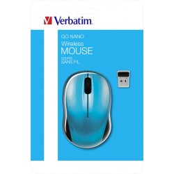 MOUSE Verbatim GO NANO WIRELESS CAR BLUE, "49044" (timbru verde 0.18 lei)