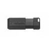 MEMORII USB Verbatim 2.0 PINSTRIPE 128GB BLACK, "49071" (timbru verde 0.03 lei)