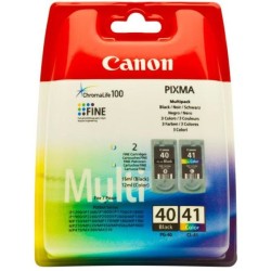 Combo-Pack  Original Canon Black/Color, PG-40/CL-41, pentru Pixma IP1200|IP1300|IP1600|IP1700|IP1800|IP1900|IP2200|IP2500|IP2600