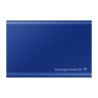 SSD. extern SAMSUNG T7, 1TB, USB 3.2 Type-C, R/W: 1050/1000 MB/s, albastru, "MU-PC1T0H/WW" (timbru verde 0.18 lei)