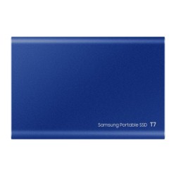 SSD. extern SAMSUNG T7, 1TB, USB 3.2 Type-C, R/W: 1050/1000 MB/s, albastru, "MU-PC1T0H/WW" (timbru verde 0.18 lei)