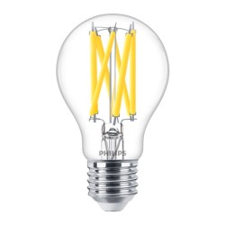 BEC LED Philips, soclu E27, putere 10.5W, forma clasic, lumina alb calda, alimentare 220 - 240 V, "000008719514324077" (timbru v