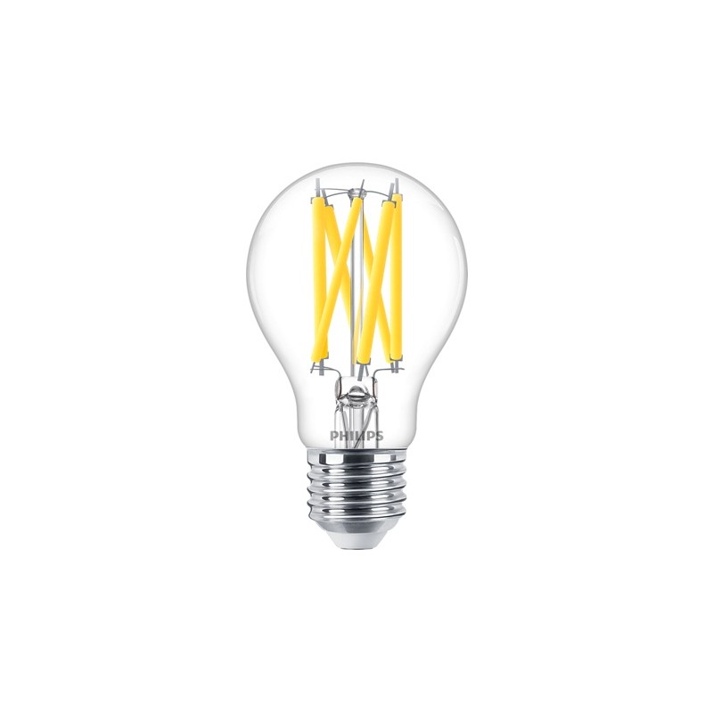 BEC LED Philips, soclu E27, putere 10.5W, forma clasic, lumina alb calda, alimentare 220 - 240 V, "000008719514324077" (timbru v