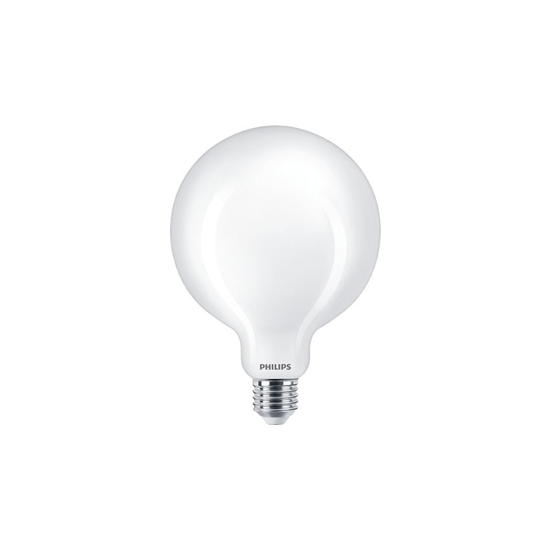 BEC LED Philips, soclu E27, putere 13W, forma oval, lumina alb calda, alimentare 220 - 240 V, "000008718699764814" (timbru verde
