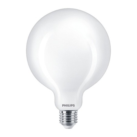 BEC LED Philips, soclu E27, putere 13W, forma oval, lumina alb calda, alimentare 220 - 240 V, "000008718699764814" (timbru verde