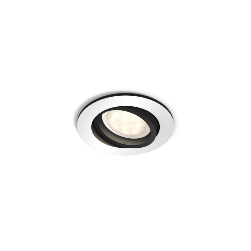 SPOT incastrat smart LED Philips, soclu GU10, putere 5 W, forma spot, lumina alb, alimentare 220 - 240 V, "000008719514338548" (