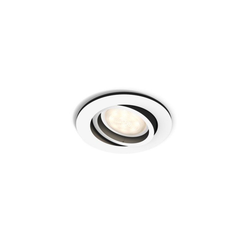 SPOT incastrat smart LED Philips, soclu integrat, putere 5W, forma spot, lumina alb, alimentare 220 - 240 V, "000008719514338562
