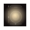 CORPURI de ILUMINAT Philips Still Hue ceiling lamp aluminium "000008719514341333" (timbru verde 2.00 lei)