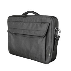 GEANTA TRUST, pt. notebook de max 15.6 inch, 1 compartiment, buzunar frontal, 475 g, poliester, negru, "TR-24189"