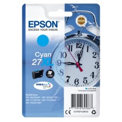Cartus Cerneala Original Epson Cyan, T27124012, pentru WorkForce WF-7110|WF-7610,  incl.TV 0.11 RON, "C13T27124012"(RAPO)