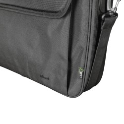 GEANTA TRUST, pt. notebook de max 15.6 inch, 1 compartiment, buzunar frontal, 475 g, poliester, negru, "TR-24189"