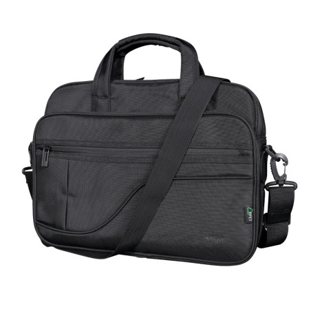 GEANTA TRUST, pt. notebook de max 17.3 inch, 1 compartiment, buzunar frontal x 2, , poliester, negru, "TR-24399"