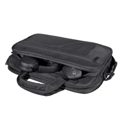 GEANTA TRUST, pt. notebook de max 17.3 inch, 1 compartiment, buzunar frontal x 2, , poliester, negru, "TR-24399"