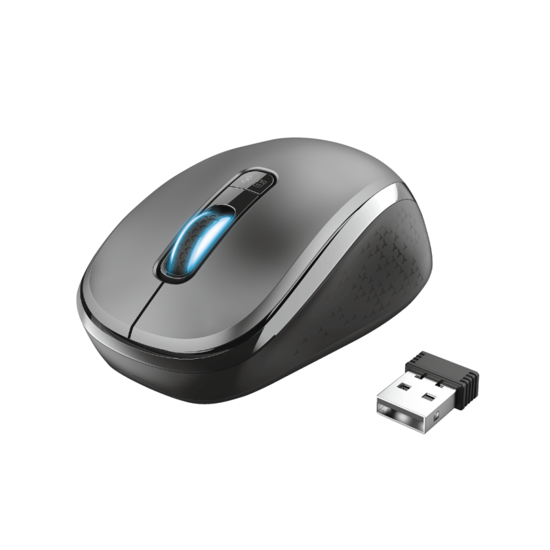 Trust Yvi Dual Mode BT/Wireless Mouse "TR-24208"  (timbru verde 0.18 lei)