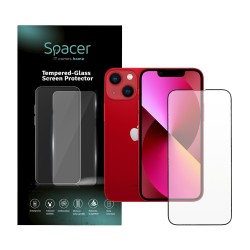 FOLIE STICLA  Spacer pentru Iphone 13 Mini, grosime 0.3mm, acoperire totala ecran, strat special anti-ulei si anti-amprenta, Tem
