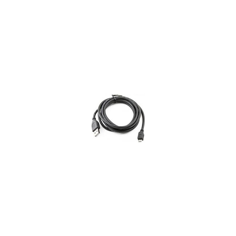 CABLU alimentare si date GEMBIRD, pt. smartphone, USB 2.0 (T) la Micro-USB 2.0 (T), 1m, black, "CCP-mUSB2-AMBM-1M" (timbru verde