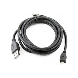 CABLU alimentare si date GEMBIRD, pt. smartphone, USB 2.0 (T) la Micro-USB 2.0 (T), 1m, black, "CCP-mUSB2-AMBM-1M" (timbru verde