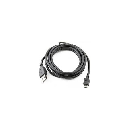 CABLU alimentare si date GEMBIRD, pt. smartphone, USB 2.0 (T) la Micro-USB 2.0 (T), 1m, black, "CCP-mUSB2-AMBM-1M" (timbru verde
