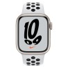SMARTWATCH Apple Watch Nike S7 GPS, 41mm  Starlight Aluminium Case with Pure Platinum/Black Nike Sport Band "mkn33wb/a" (include