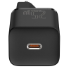 INCARCATOR retea Baseus Super Si, Quick Charge 25W, 1 x USB Type-C 5V/3A, negru "CCSP020101" (timbru verde 0.18 lei) - 693217260