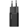 INCARCATOR retea Baseus Super Si, Quick Charge 25W, 1 x USB Type-C 5V/3A, negru "CCSP020101" (timbru verde 0.18 lei) - 693217260