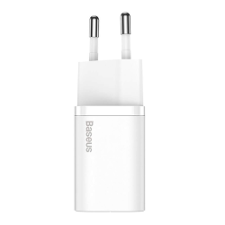 INCARCATOR retea Baseus Super Si, Quick Charge 25W, 1 x USB Type-C 5V/3A, alb "CCSP020102" (timbru verde 0.18 lei) - 69321726037