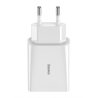 INCARCATOR retea Baseus Speed Mini, Quick Charge 20W, 1 x USB Type-C 5V/3.0A, alb "CCFS-SN02" (timbru verde 0.18 lei) - 69531562