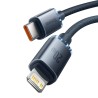 CABLU alimentare si date Baseus Crystal Shine, Fast Charging Data Cable pt. smartphone, USB Type-C la Lightning Iphone PD 20W, 1