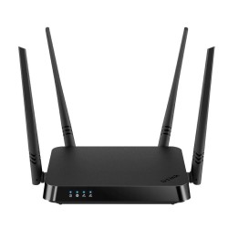ROUTER D-LINK wireless 1200Mbps, 4 porturi Gigabit, 4 antene externe, Dual Band AC1200 MU-MIMO (867/300Mbps), "DIR-842V2" (timbr
