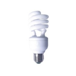 BEC fluorescent Panasonic, soclu E27, putere 19W, forma spirala, lumina alb rece, alimentare 220 - 240 V, "EFD19E65HD3E" (timbru